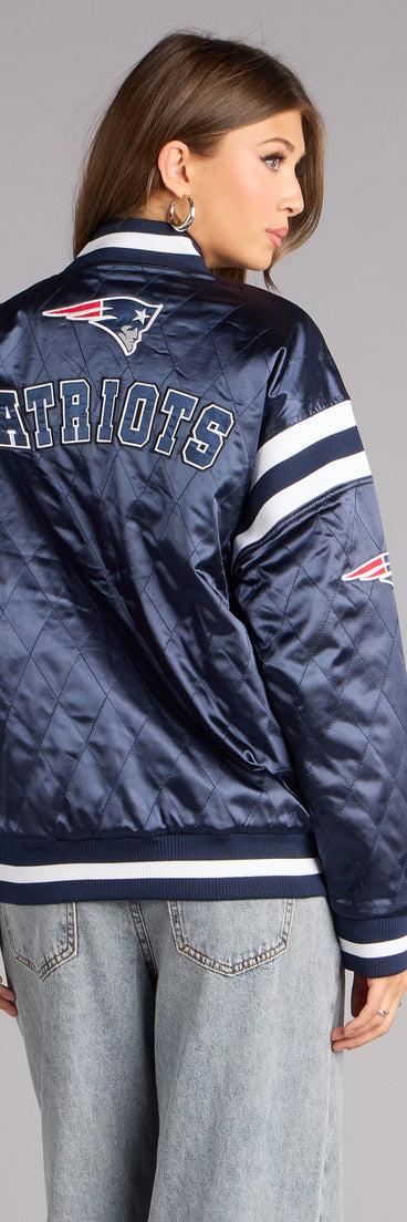 Ultra Game NFL New England Patriots Bomber Jacket