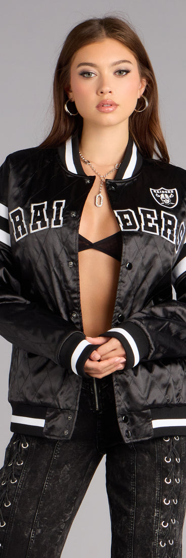 Ultra Game NFL Las Vegas Raiders Bomber Jacket