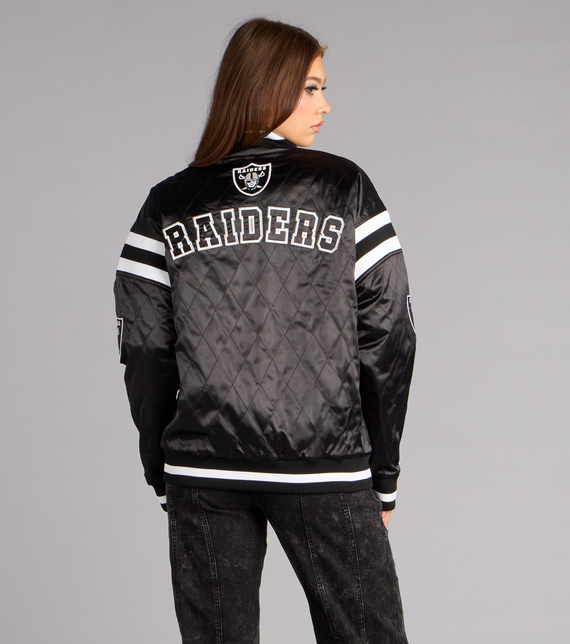 Ultra Game NFL Las Vegas Raiders Bomber Jacket | Windsor