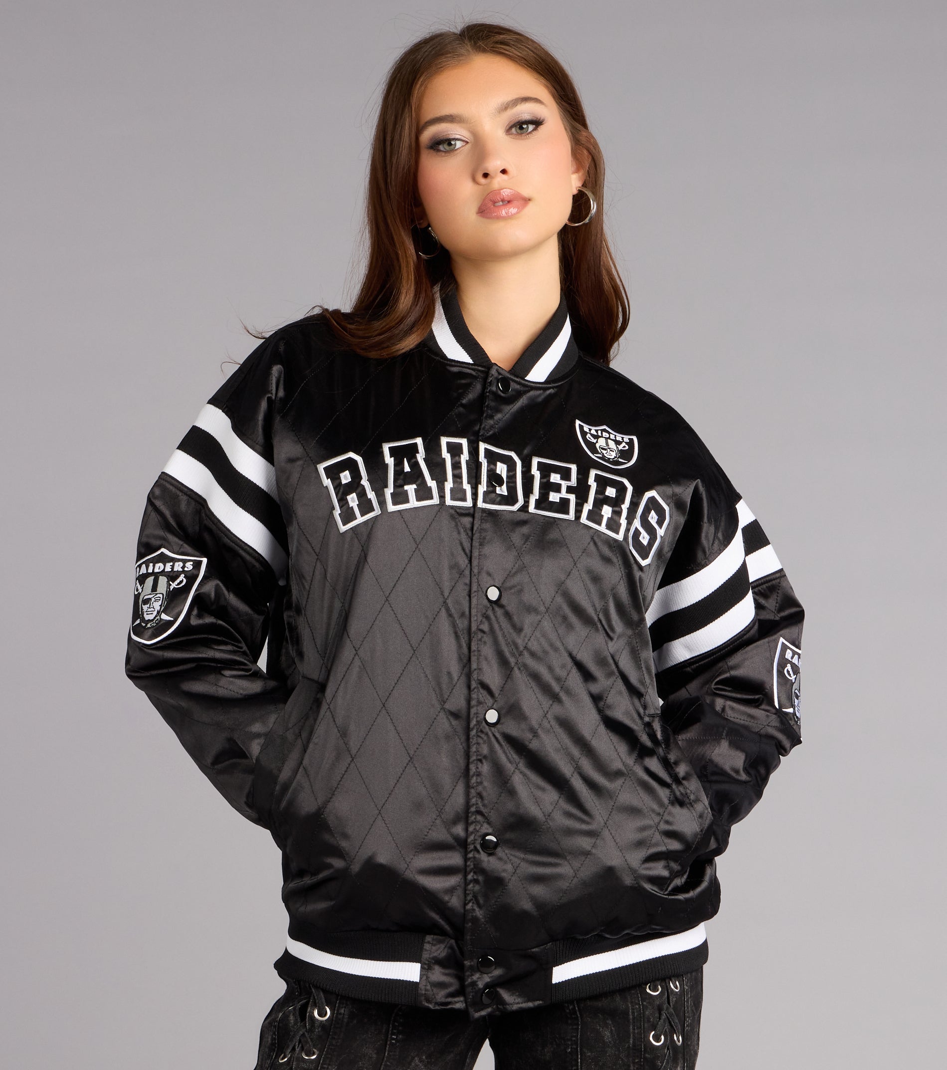 Ultra Game NFL Las Vegas Raiders Bomber Jacket | Windsor