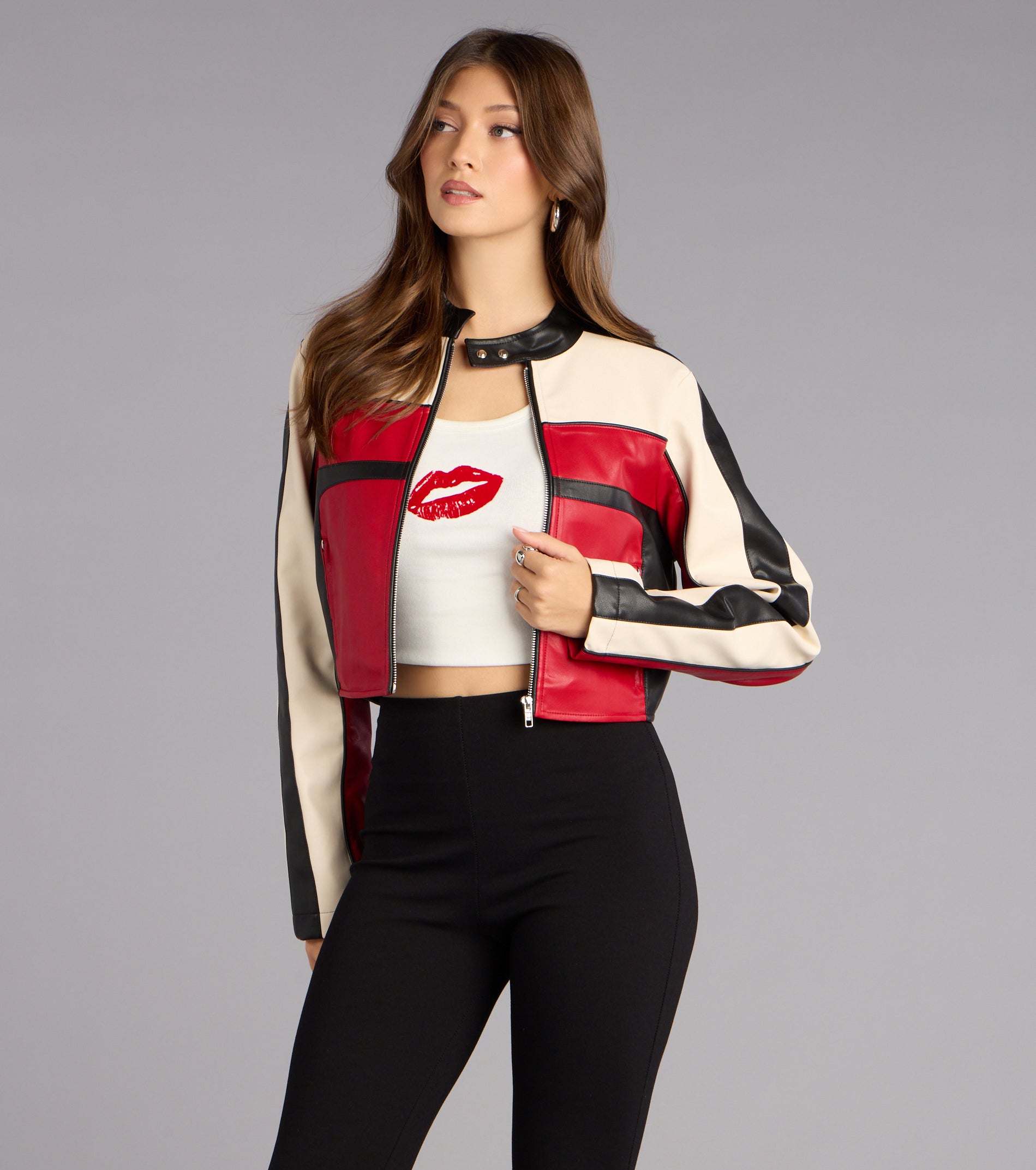 Life In The Fast Lane Crop Moto Jacket | Windsor