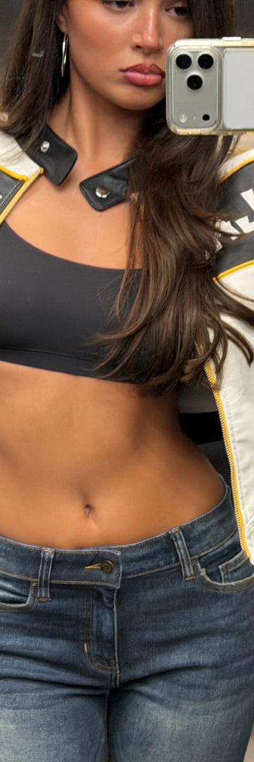 Ultra Game NBA Lakers Moto Jacket