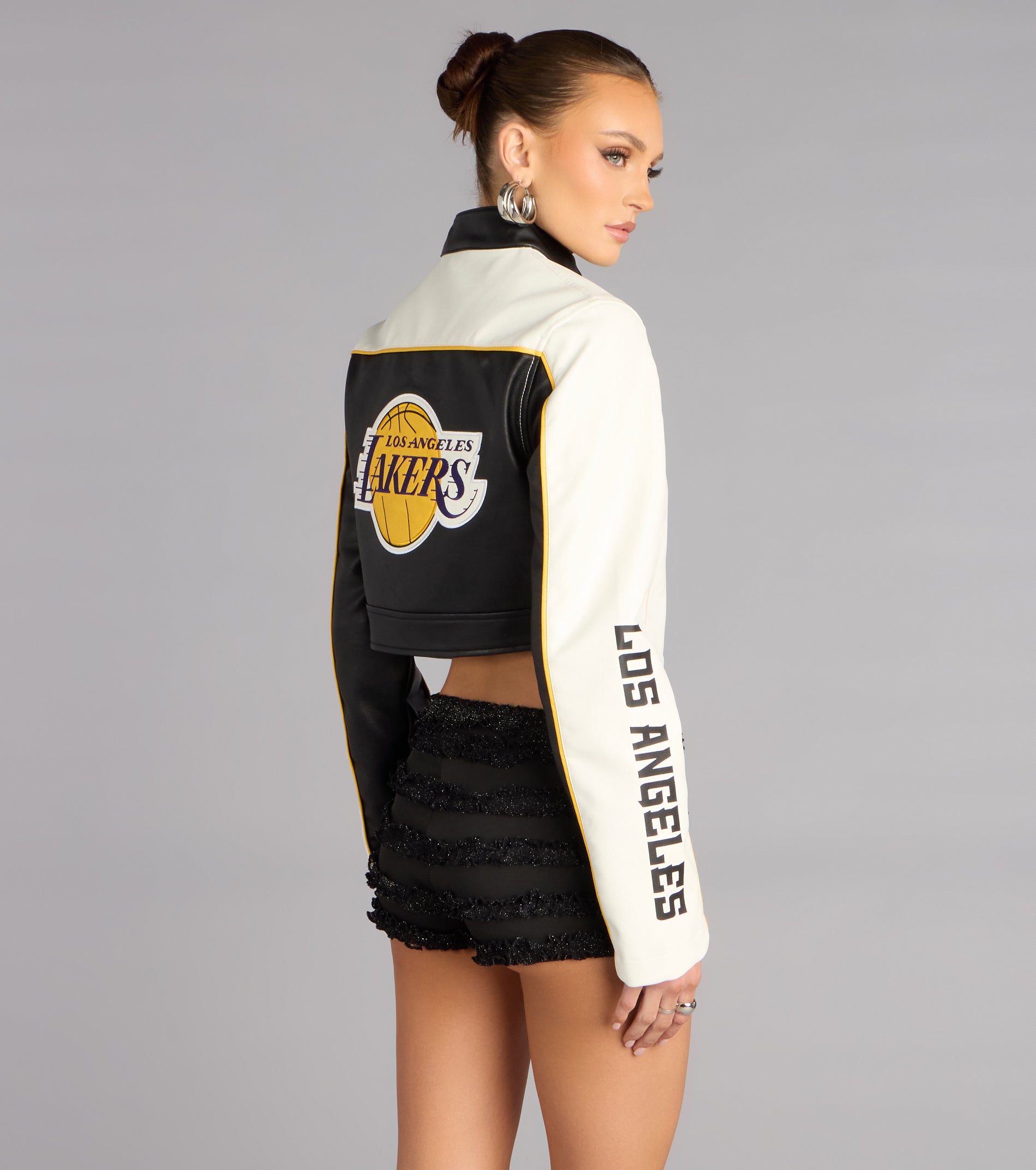 Ultra Game NBA Lakers Moto Jacket | Windsor