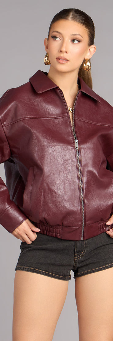 Street Chic Oversized Bomber Jacket