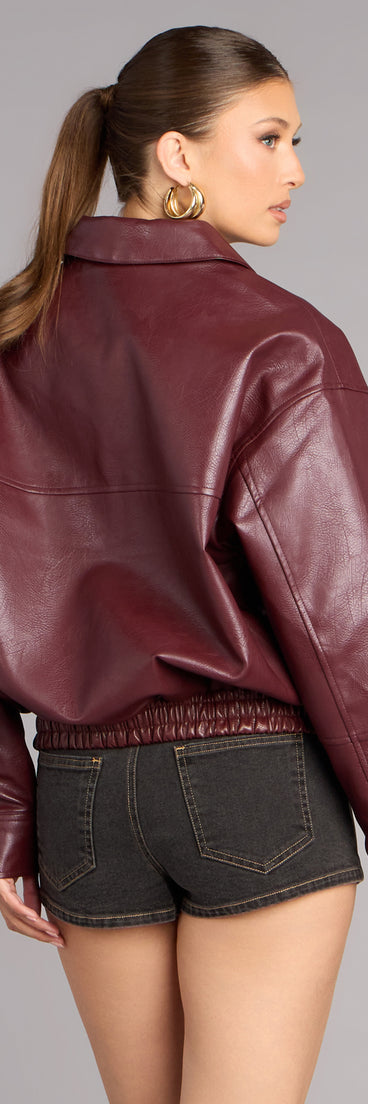 Street Chic Oversized Bomber Jacket