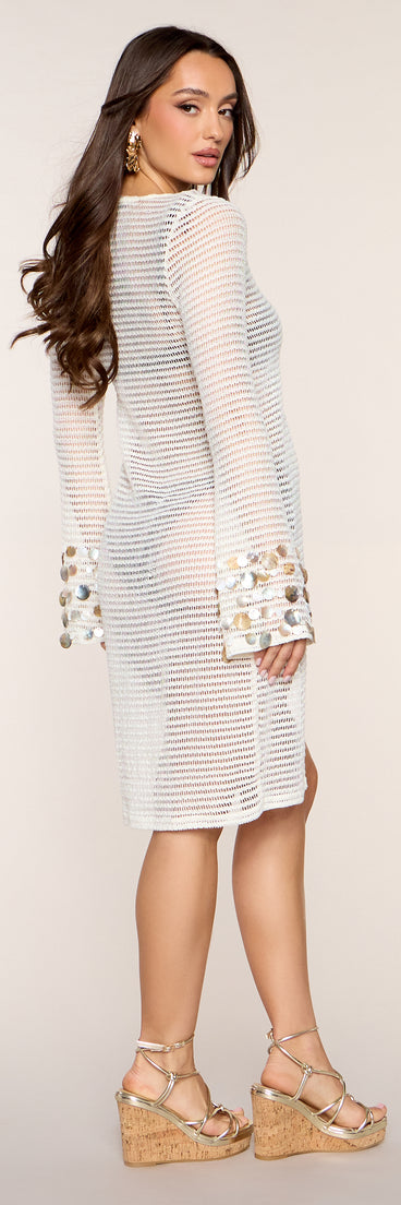 Saltwater Chic Crochet Cardigan