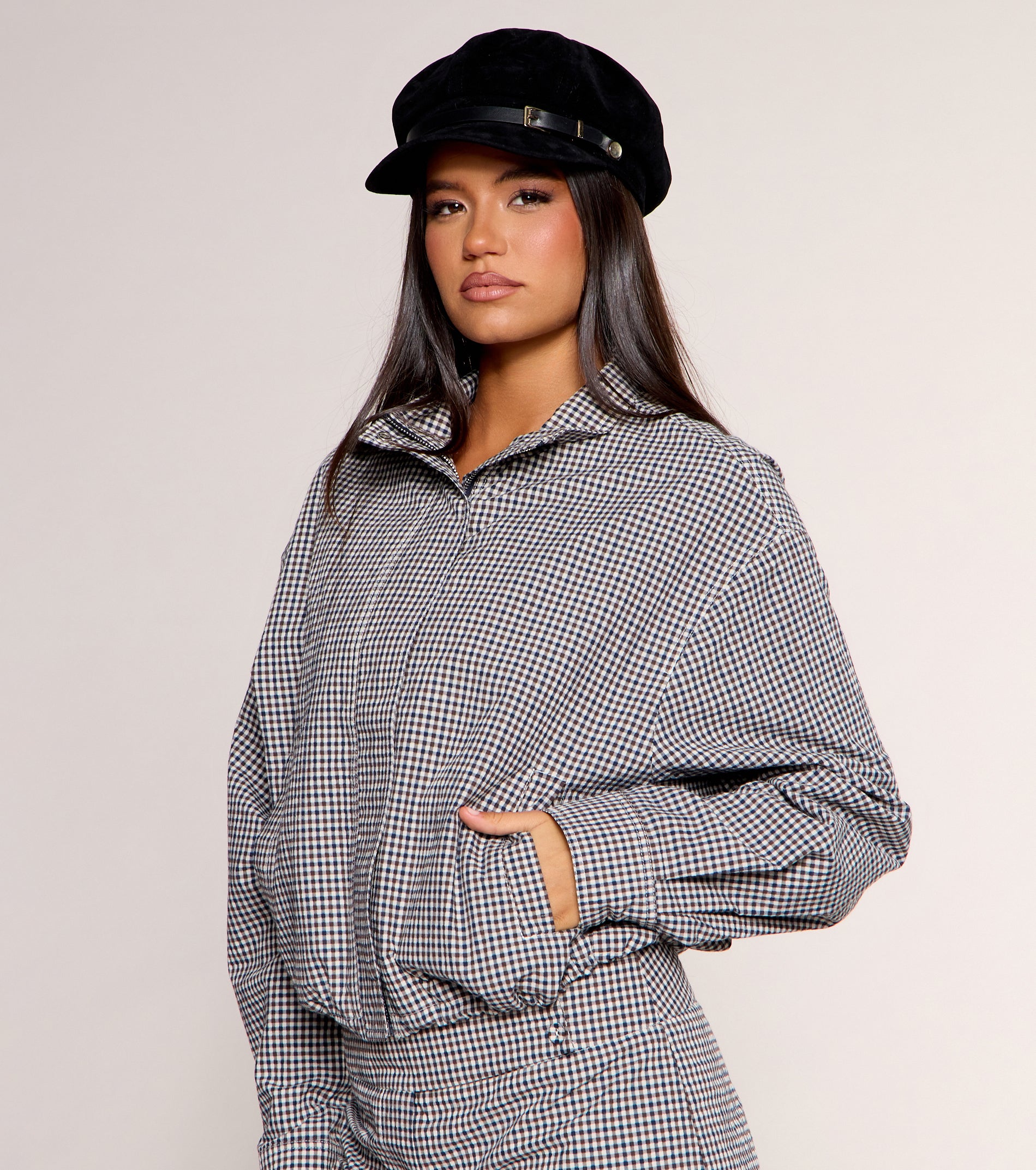Checked In Gingham Jacket | Windsor