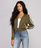 Sporty In Stripes Jacket