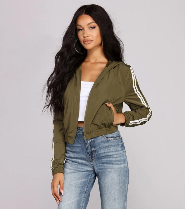 Sporty In Stripes Jacket