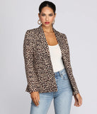 Leopard Print Blazer