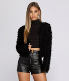 Little Miss Cozy Shaggy Cardigan