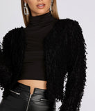 Little Miss Cozy Shaggy Cardigan