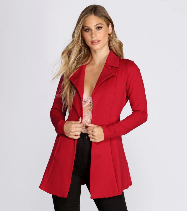 Amore Long Belted Trench Coat