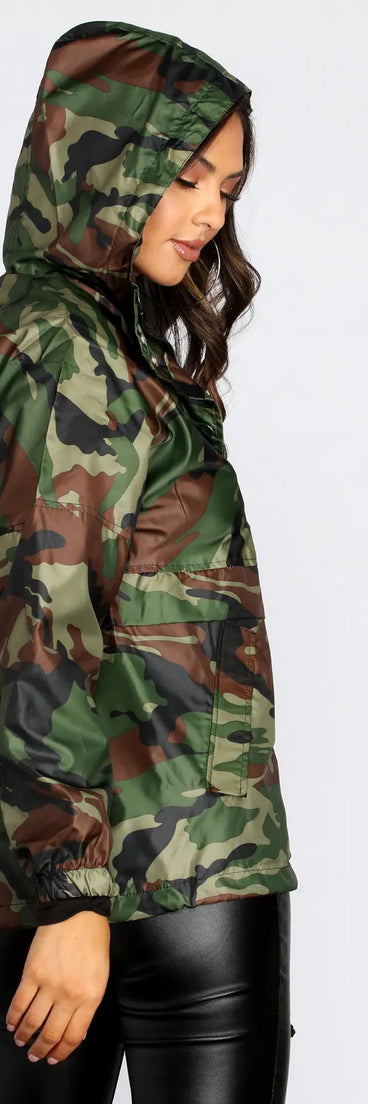 In Plain Sight Nylon Longline Jacket