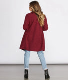 Faux Fur Draped Cardigan Jacket