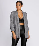 Seal The Deal Plaid Blazer