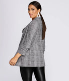 Seal The Deal Plaid Blazer