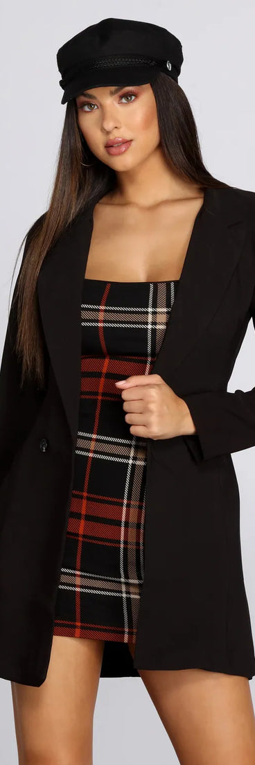 Boss Babe Belted Trench