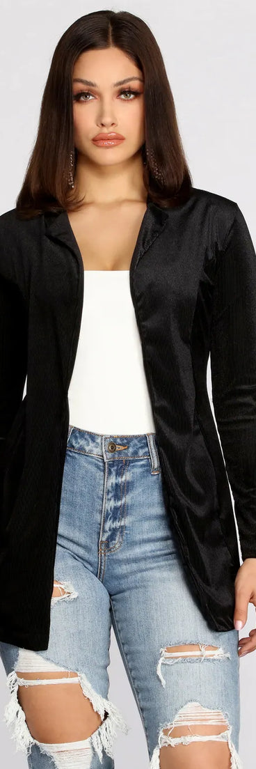 Young And Free Velvet Blazer