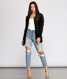 Young And Free Velvet Blazer