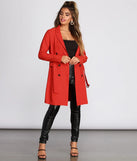 Bold Boss Babe Trench Coat