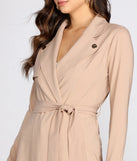 Cover Girl Long Trench Coat