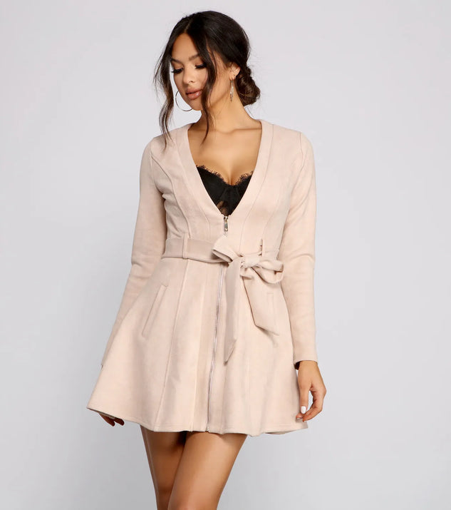 Miss Bossy Trench Dress