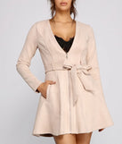 Miss Bossy Trench Dress