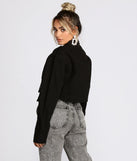 Buckle Up Cropped Jacket