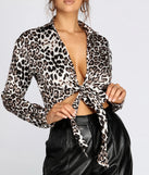 Chic And Fierce Crop Top