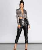 Chic And Fierce Crop Top