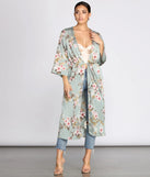 Catalina Cruise Floral Kimono Duster