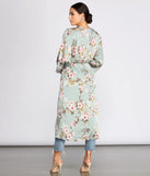 Catalina Cruise Floral Kimono Duster