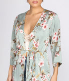 Catalina Cruise Floral Kimono Duster