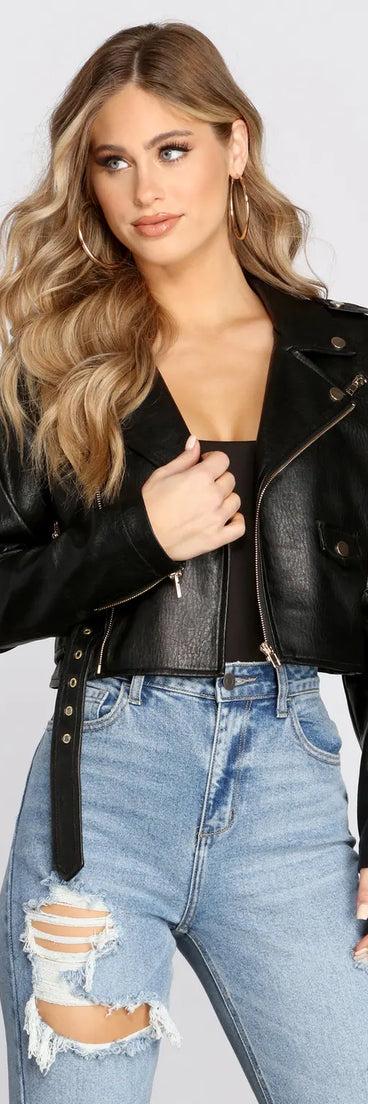 All The Deets Moto Jacket