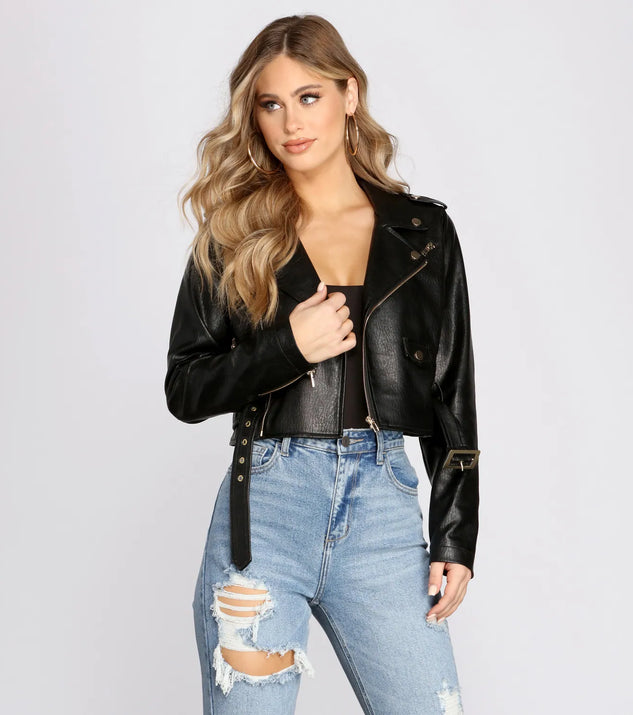 All The Deets Moto Jacket