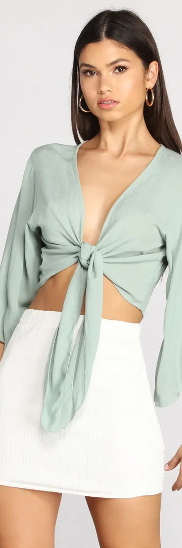 Go With The Flow Kimono Sleeve Top