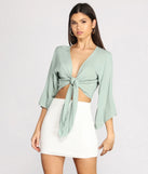Go With The Flow Kimono Sleeve Top