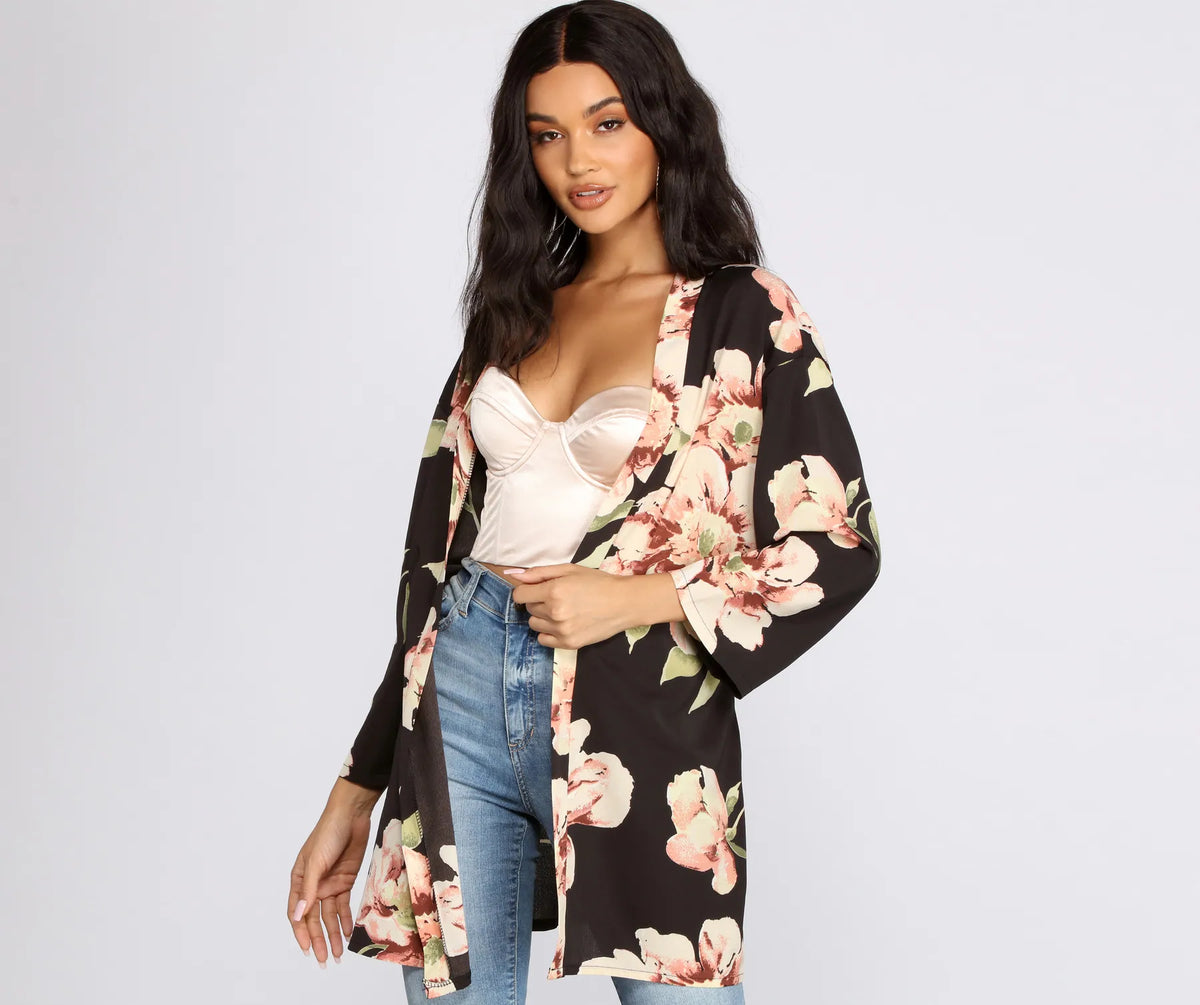 Wildflower kimono