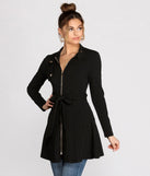 Here To Stay Tie Waist Dress Jacket