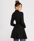 Here To Stay Tie Waist Dress Jacket