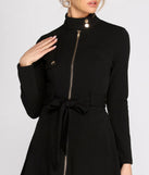 Here To Stay Tie Waist Dress Jacket