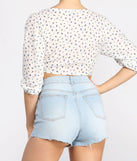 Chic Vibes Tie Front Top