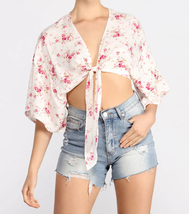 Floral Dream Kimono Sleeve Top