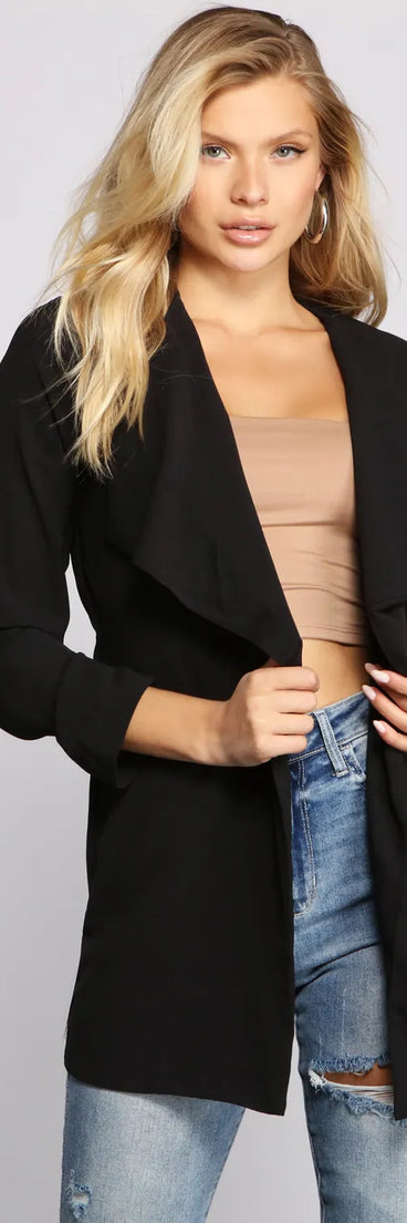 Classically Chic Belted Trench Coat