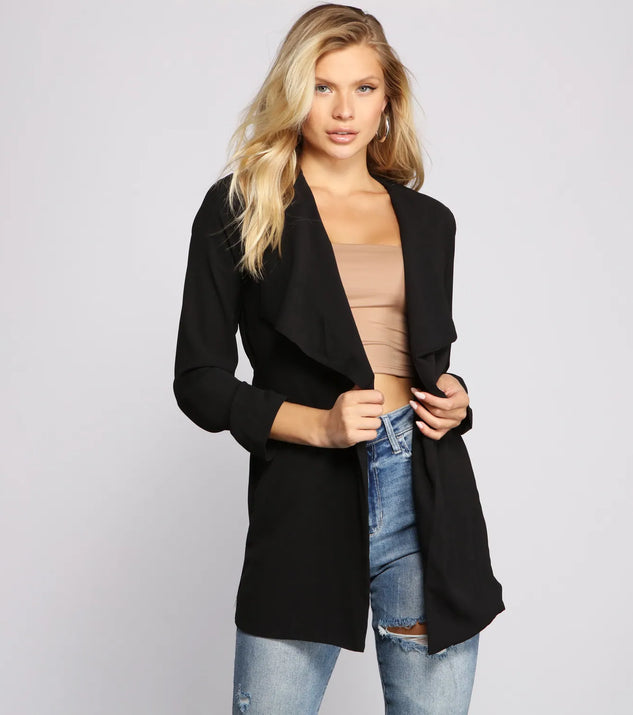 Classically Chic Belted Trench Coat