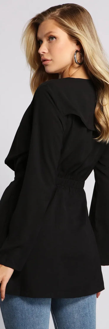 Classically Chic Belted Trench Coat