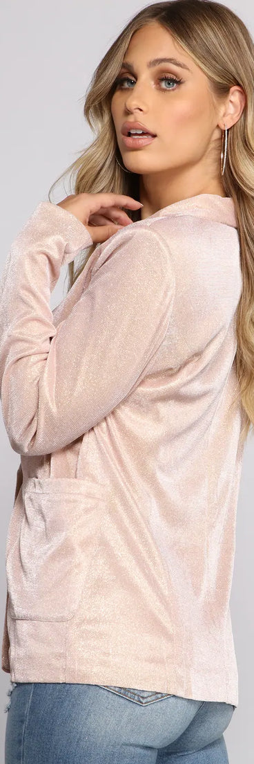 All The Glitz Glitter Blazer