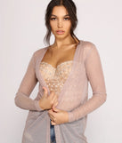 Glitter Girl Long Sleeve Duster