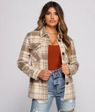 Cozy Plaid Oversized Shacket
